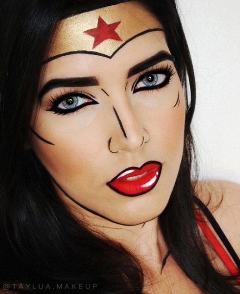 Un make-up pop inspiré des pages de comics