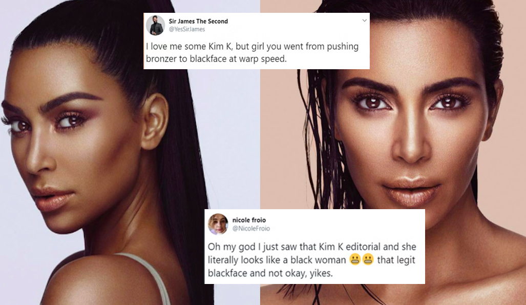 black face campagne kw beauty kim karadashian