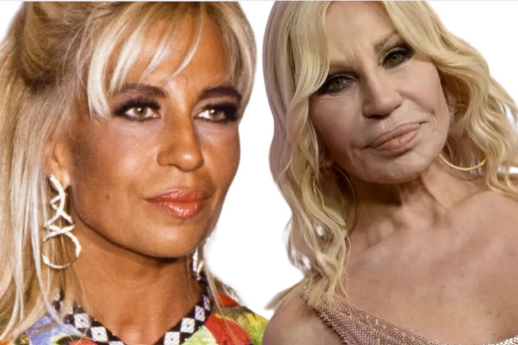 donatella versace jeune avant